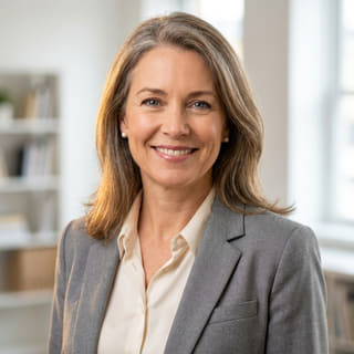 Sarah Coleman, listed as Chief Financial Officer at Fern Pledgeontary, in a profile image